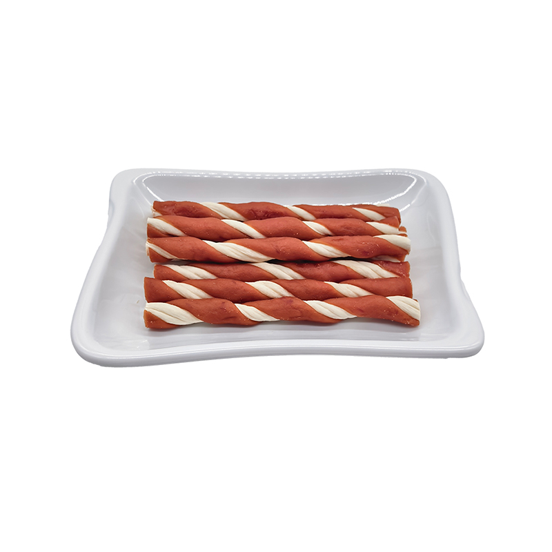 Duck-Wrapped Functional Twisted Collagen Chew Sticks